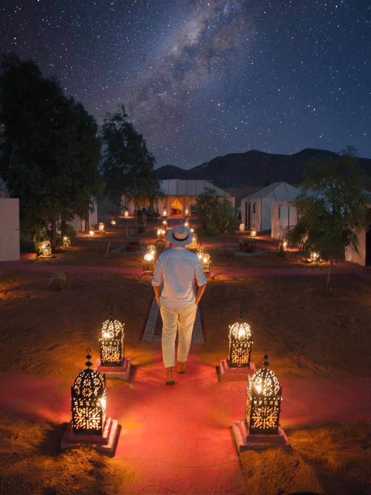 Erg Chebbi Dunes Desert Camp Hotell Merzouga Exteriör bild